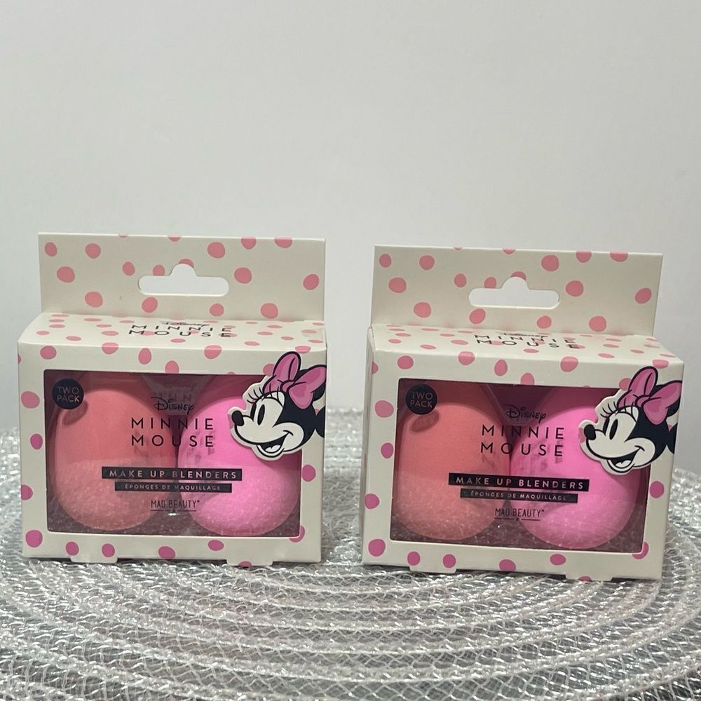 Mad Beauty Disney Minnie Mouse Makeup Blenders Sponges Set of 2 NWT